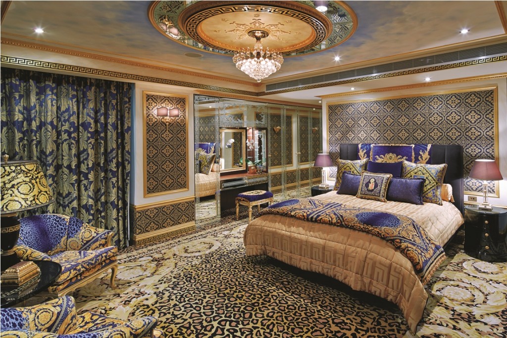 versace bedroom - custom homes magazine