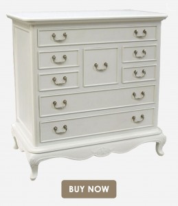 French Louis Style Tall Boy Chest Of Drawers