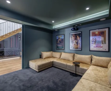 Luxury display home with cinema Bannerman Homes Sydney luxury display village