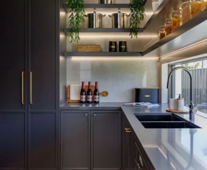 250 bottle wine cellar Sydney home Bannerman Homes