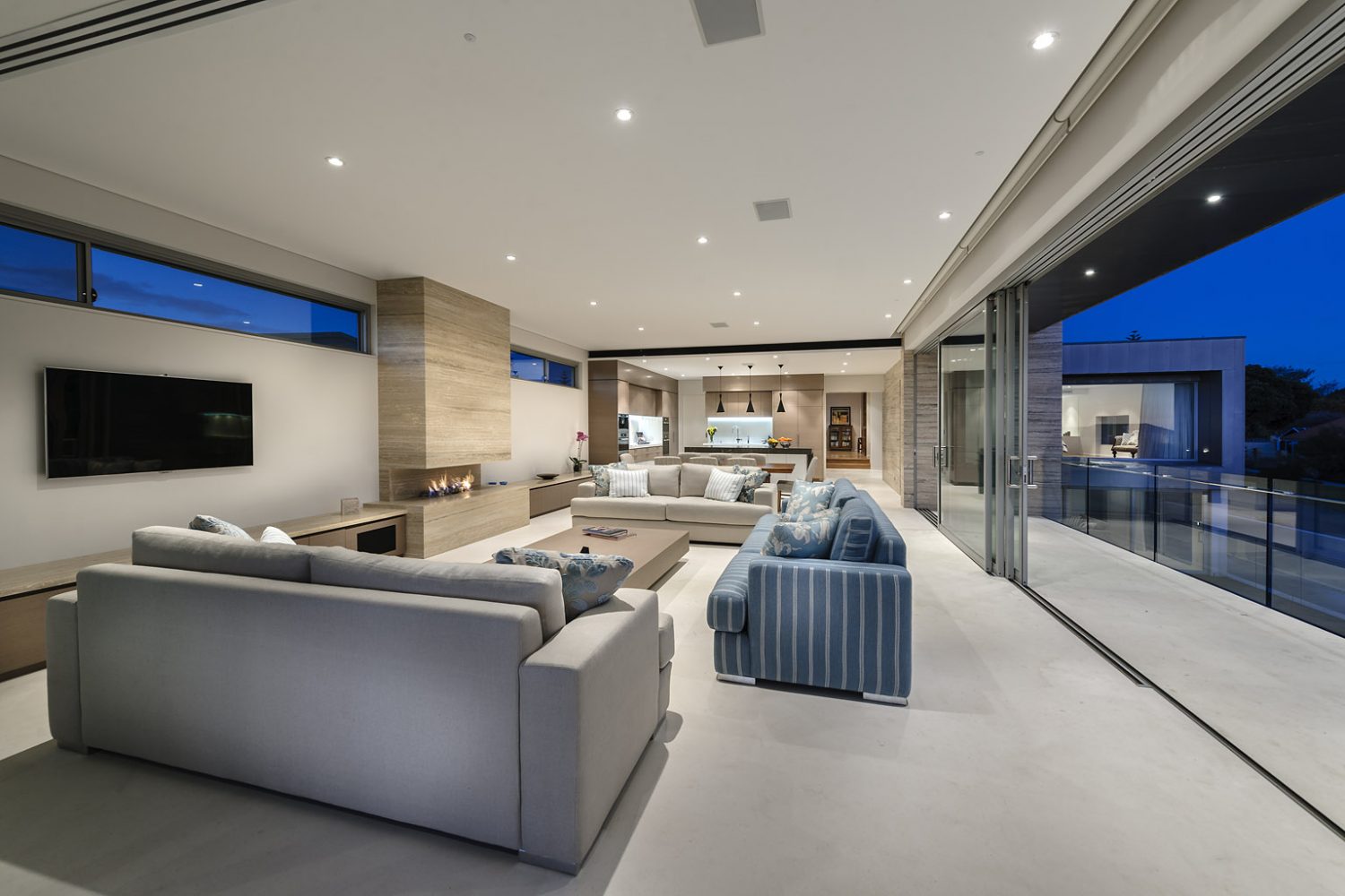 Image showcasing Defining Open Plan Living Spaces