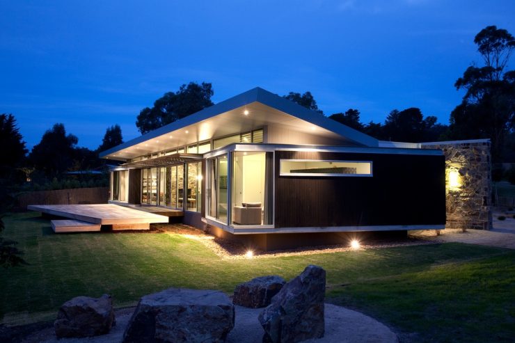 Contemporary Stone Home, Melbourne Custom Homes