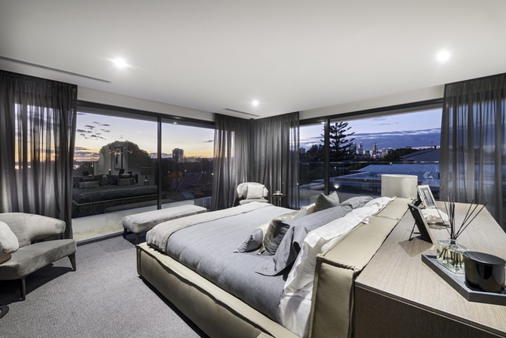 Luxury Homes Perth Zorzi Bedroom With Views