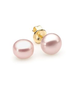 Pink Pearl Stud Earrings Australia