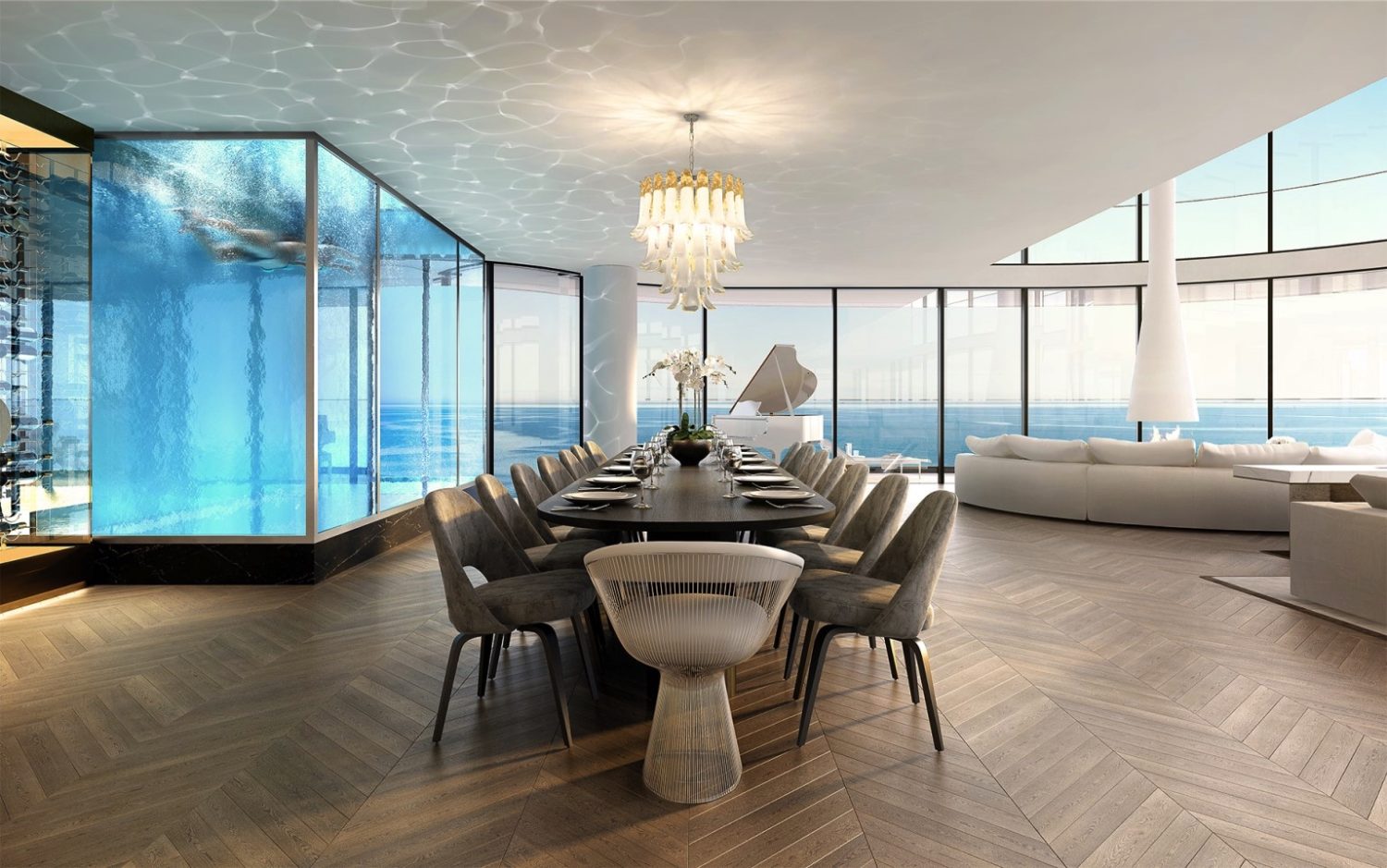 Illustration of Custom Built Luxury Penthouse Apartments