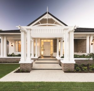 Portico Entry in Luxury Custom Home