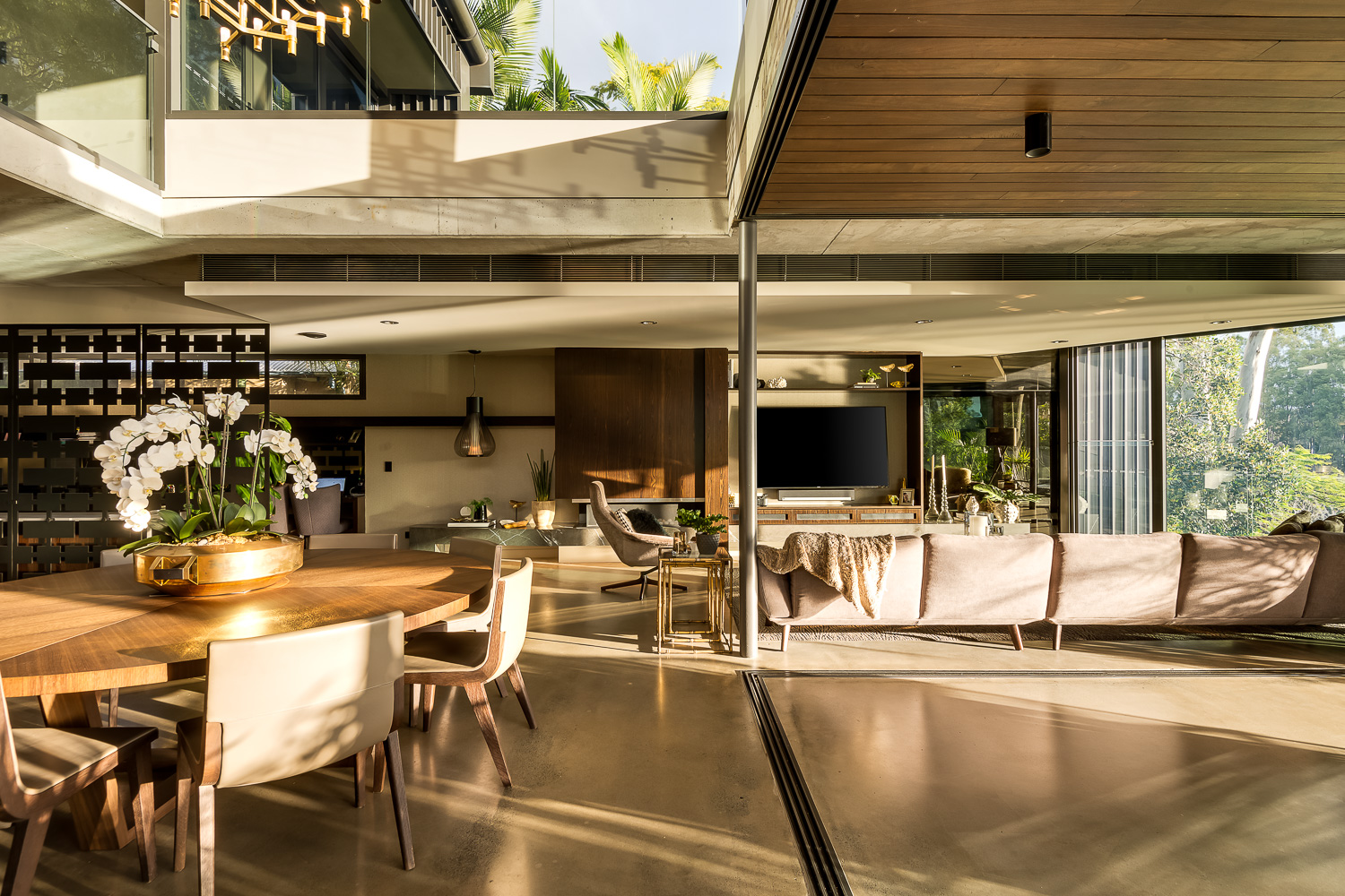 Seamless Interior Exterior Luxury Custom Home Brisbane