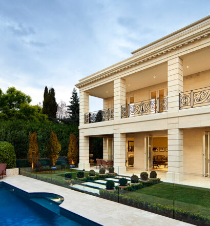 Limestone House and pool