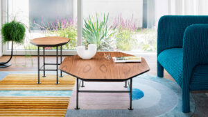 geometric tables from Miniforms furniture