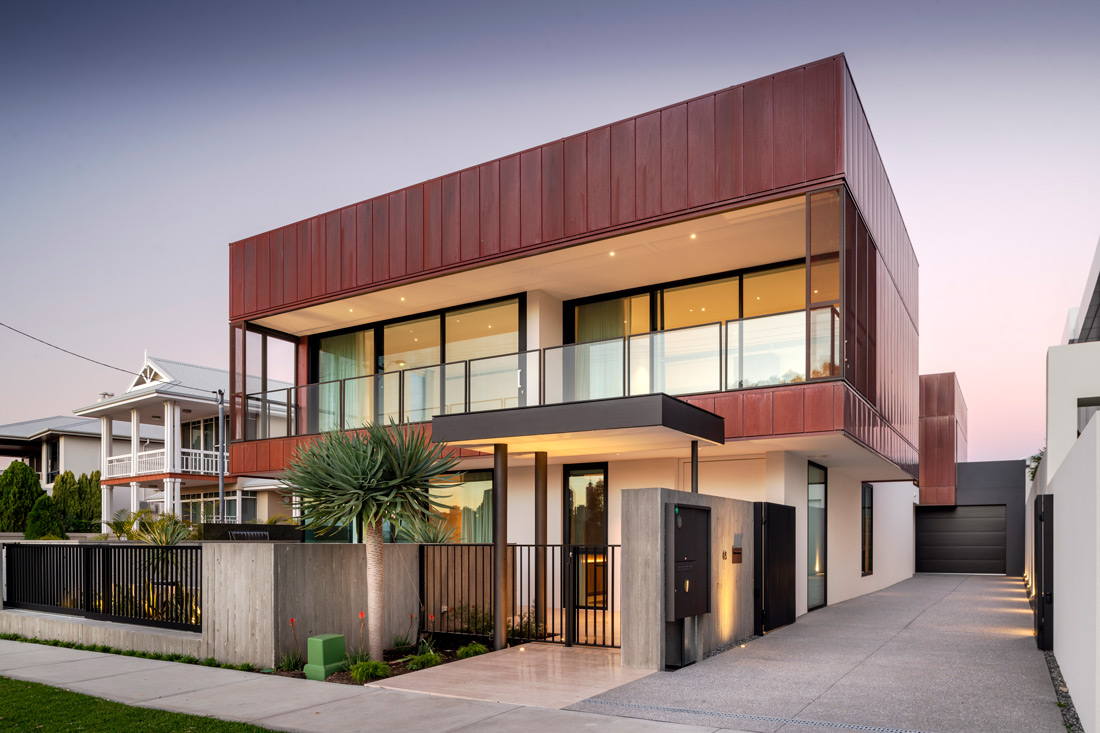 Copper Clad Home facade