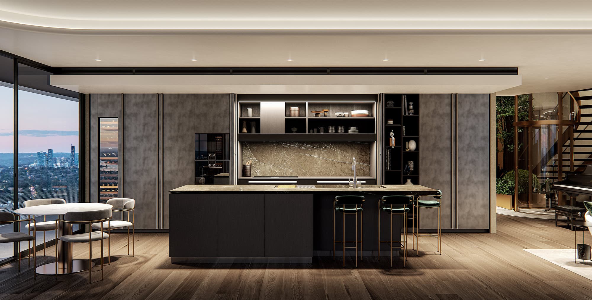 Luxury Italian Kitchen Sydney Penthouse