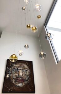 handblown glass lights
