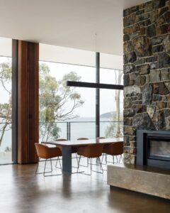 Stone Wall with water views