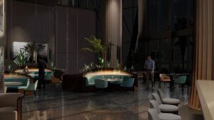 Lobby Restaurant Bentley Residences Miami