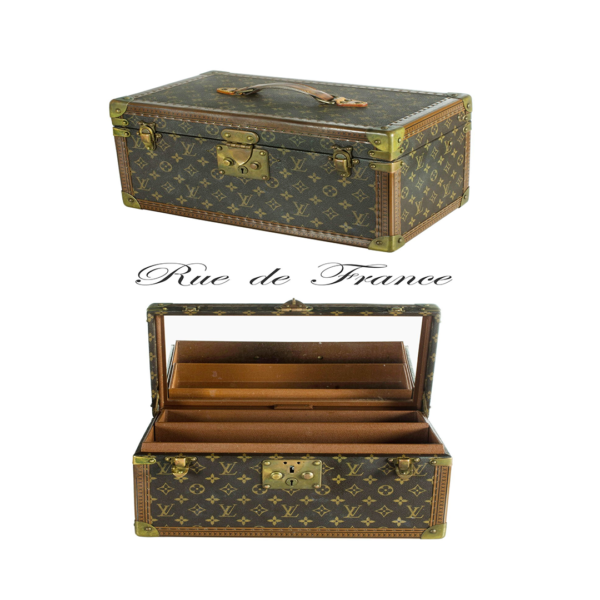 Louis Vuitton vintage French cosmetic case trunk