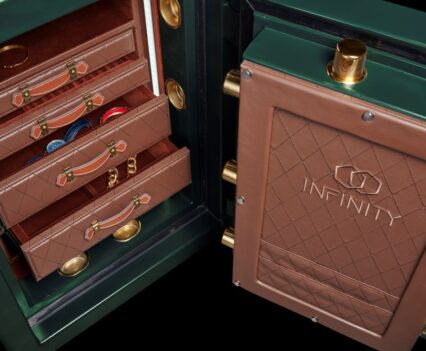 Custom luxury home safe with signal-blocking technology