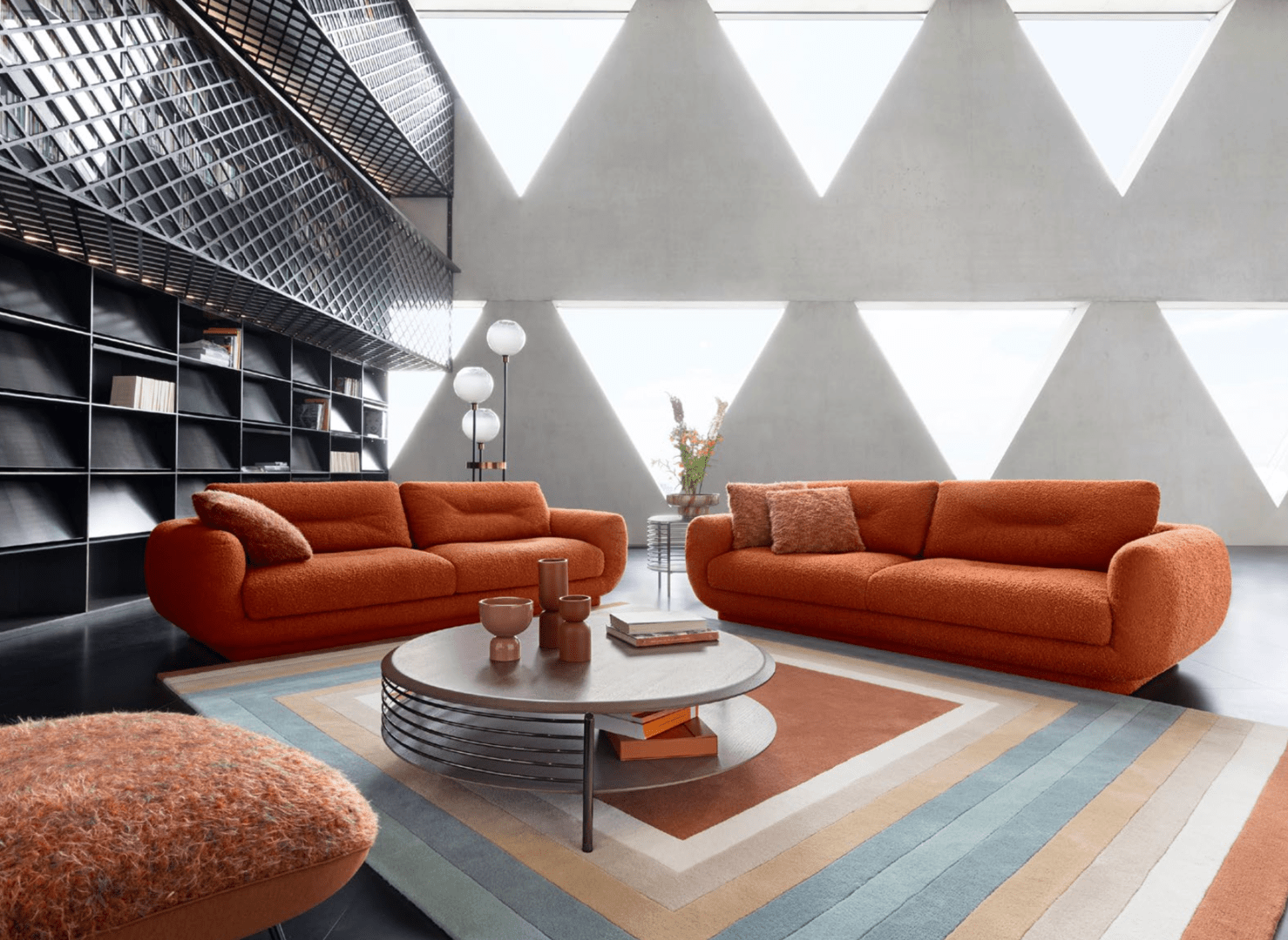 Designer Lounge Orange 