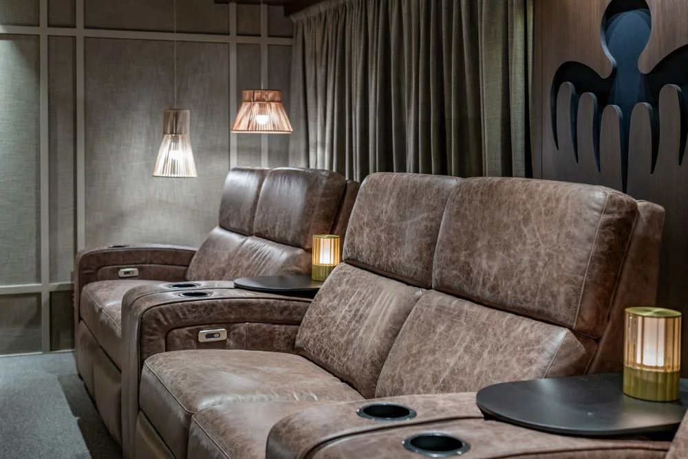 Couches with a drink holder