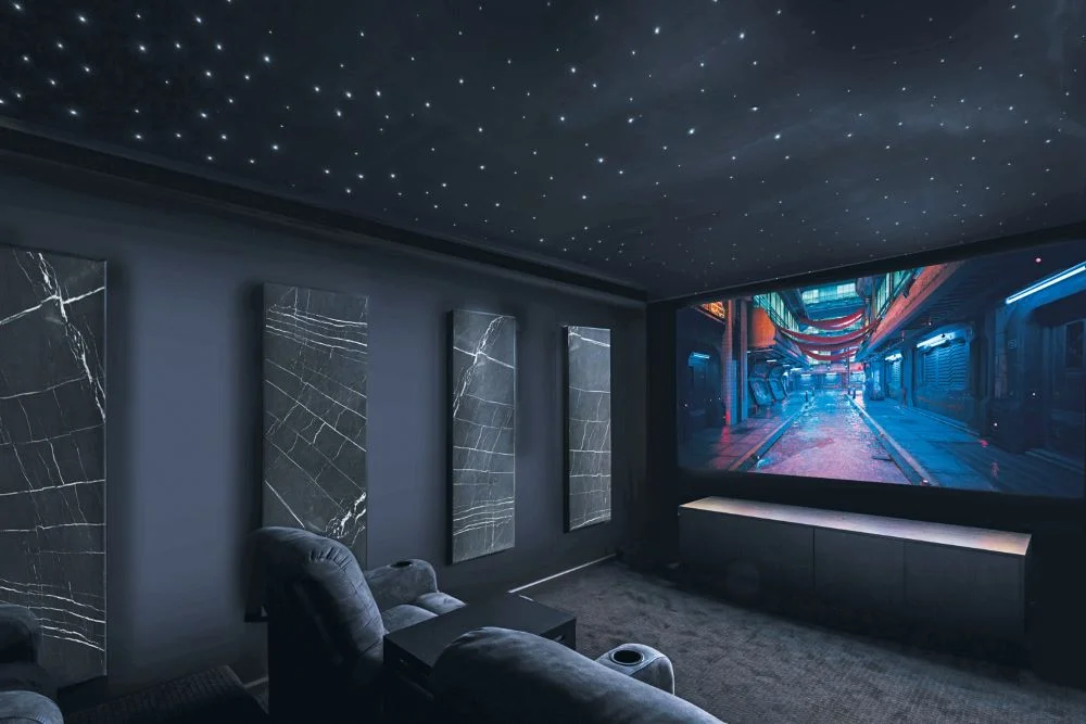 Modern cinema room
