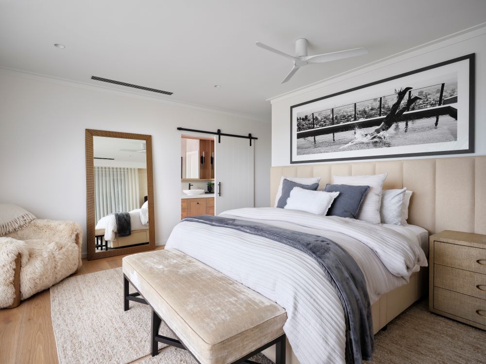 Elegant bedroom styling