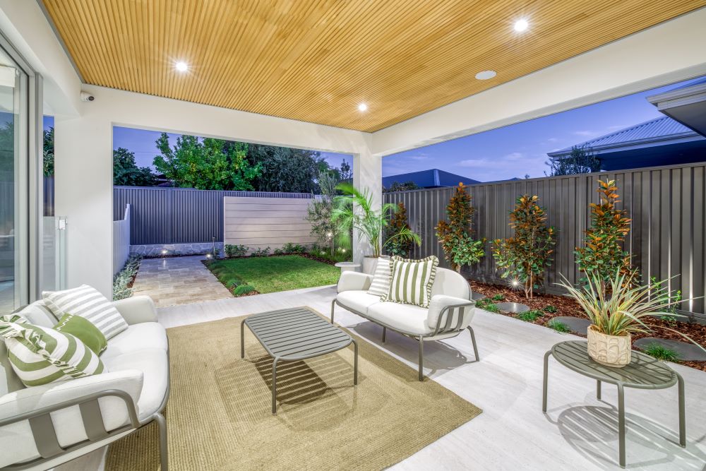 Covered alfresco area