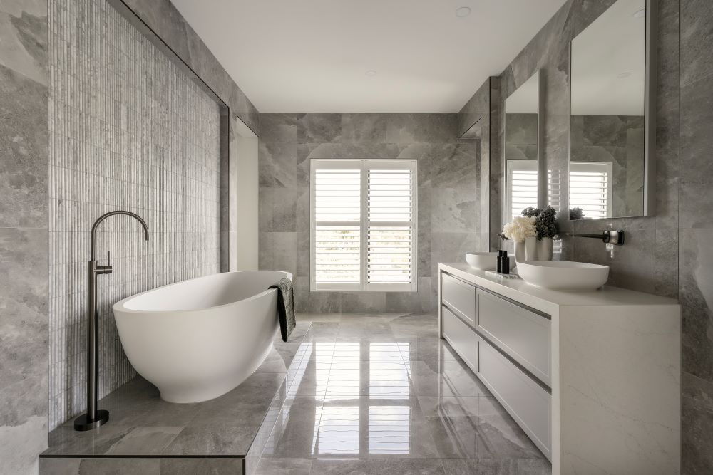 Spa-inspired bathroom