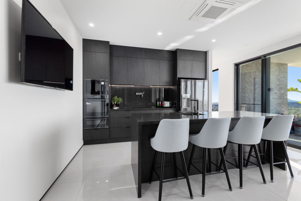 Sleek modern kitchen