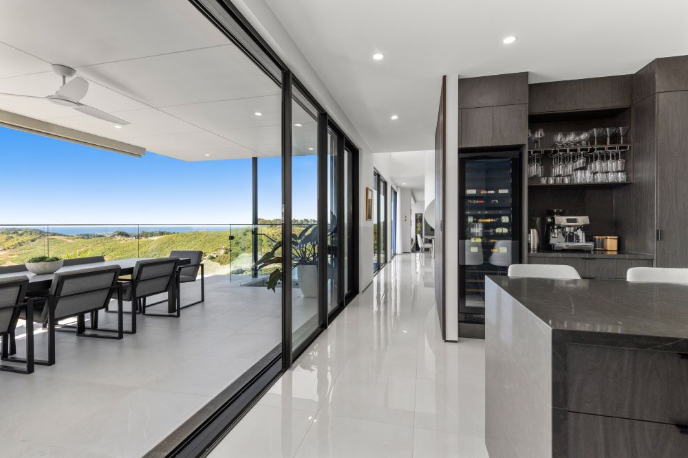 Terraced outdoor living