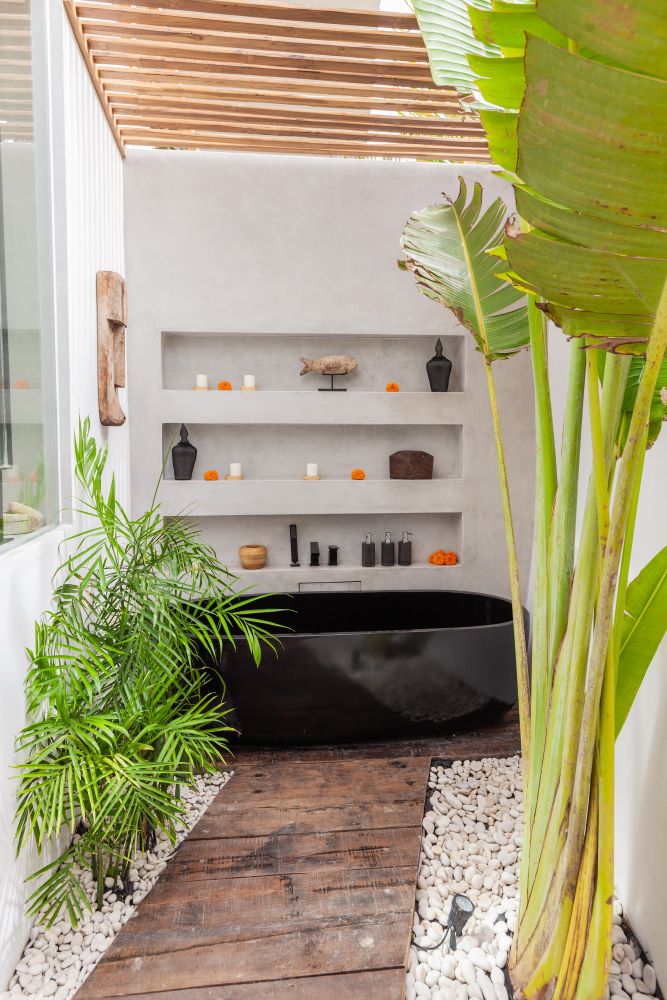Luxury bathroom Bali villa