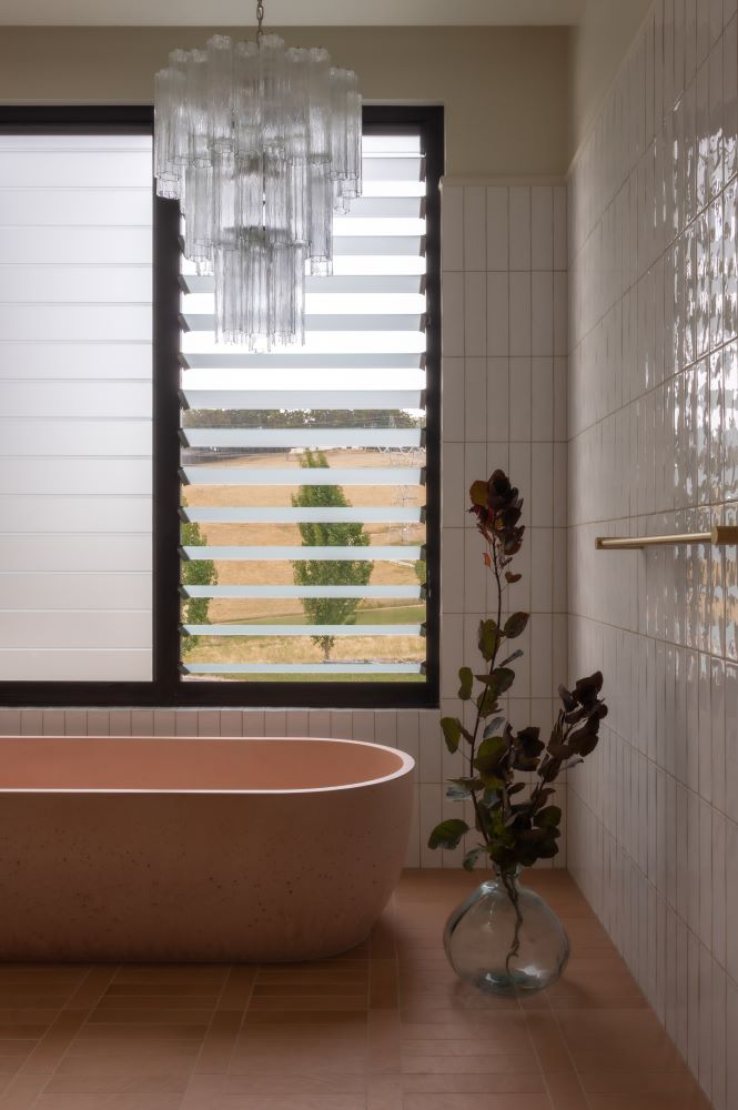 Bathroom geometric patterns