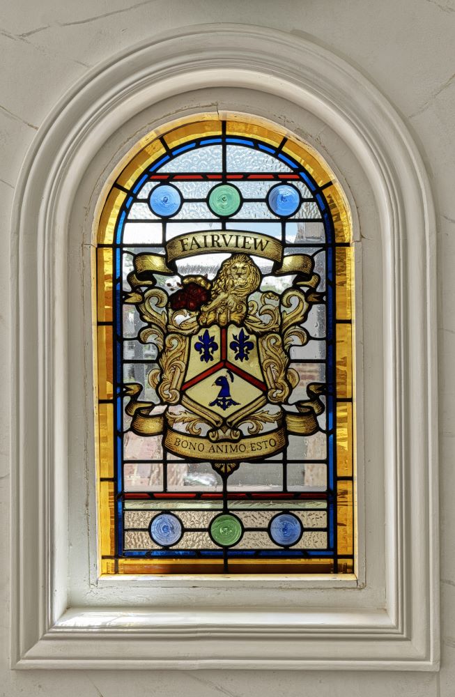 hand-painted stained glass