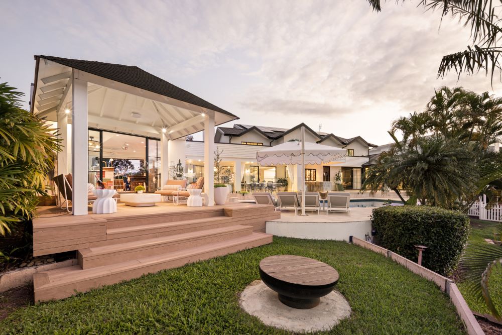 Teppanyaki alfresco area