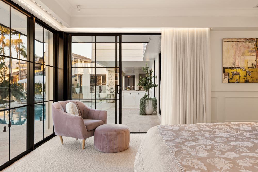 Custom board-and-batten wainscoting