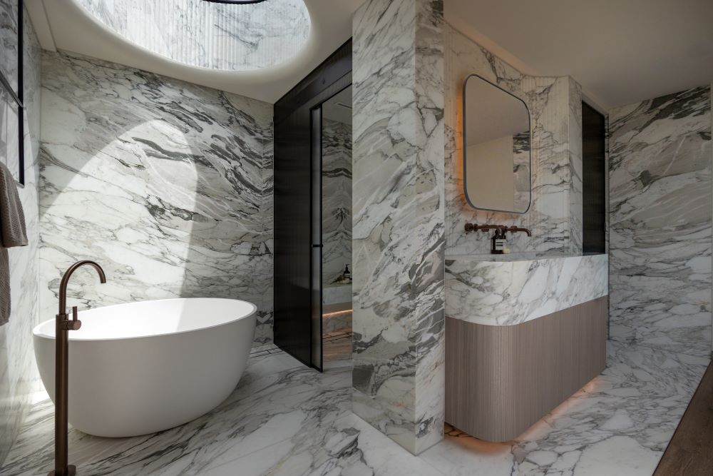Marble feature walls