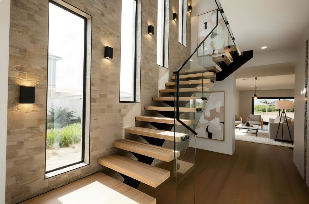 Sculptural staircase design