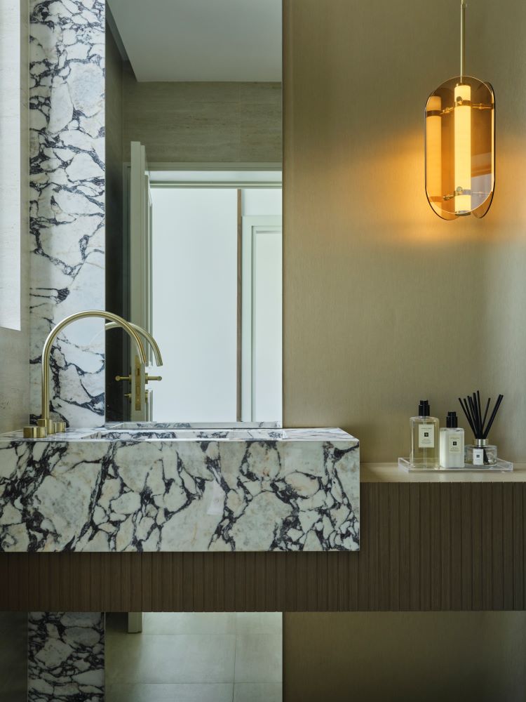 Hand-finished plaster walls