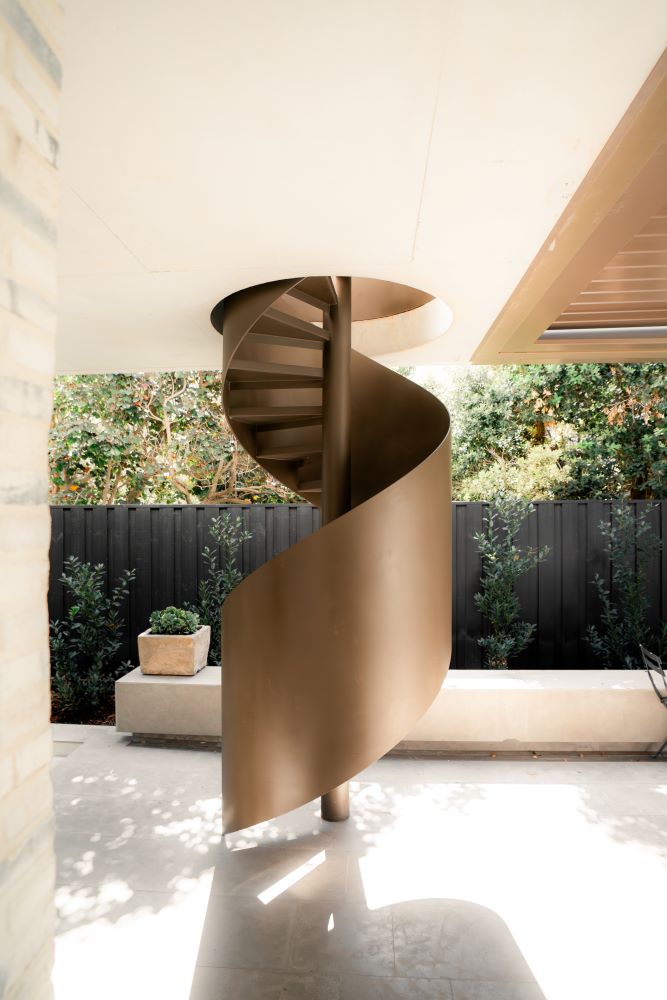 Steel staircase design