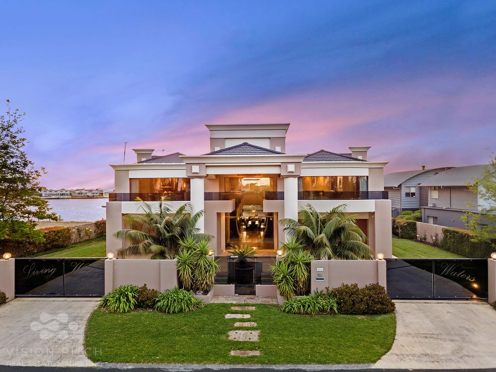 Luxury waterfront mansion