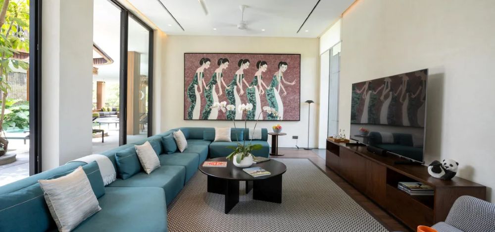 TV Room Luxury Villa Bali