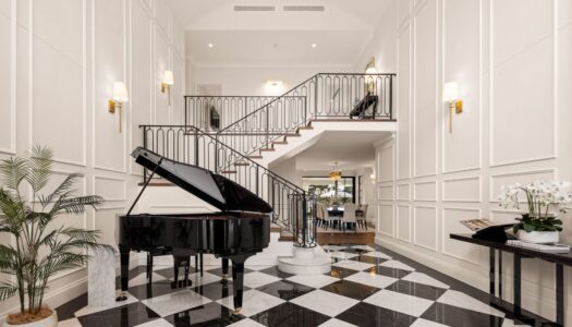 See How Timber Mouldings Help Define this Luxury Riverfront Interior