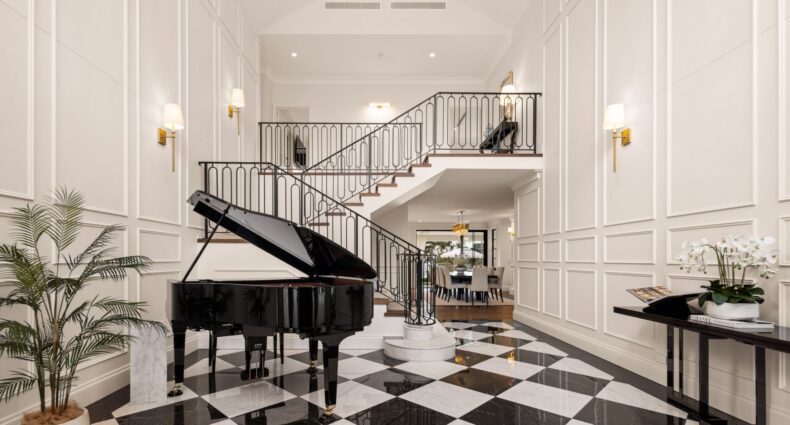 Living Room with Timber Mouldings