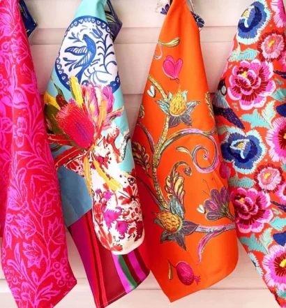 Gorgeous Vibrant Tea Towels from Anna Chandler