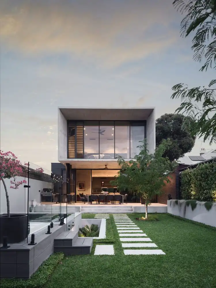 House Design for Narrow Block