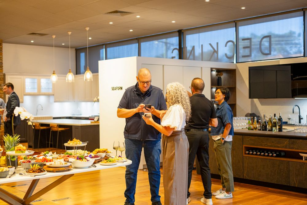 European kitchen showcase