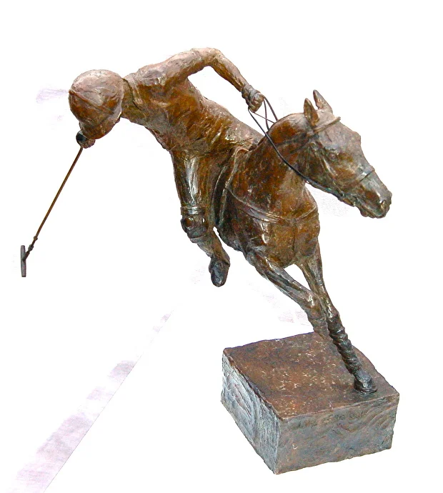 Polo Horse Sculpture