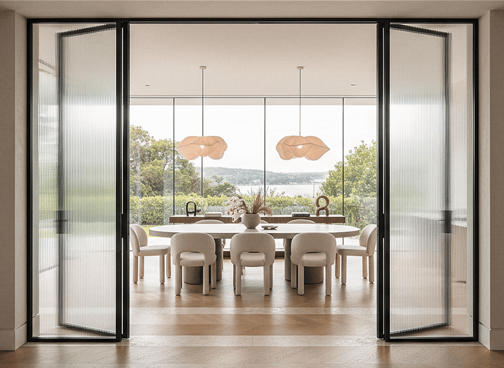 Reeded Film For Glass