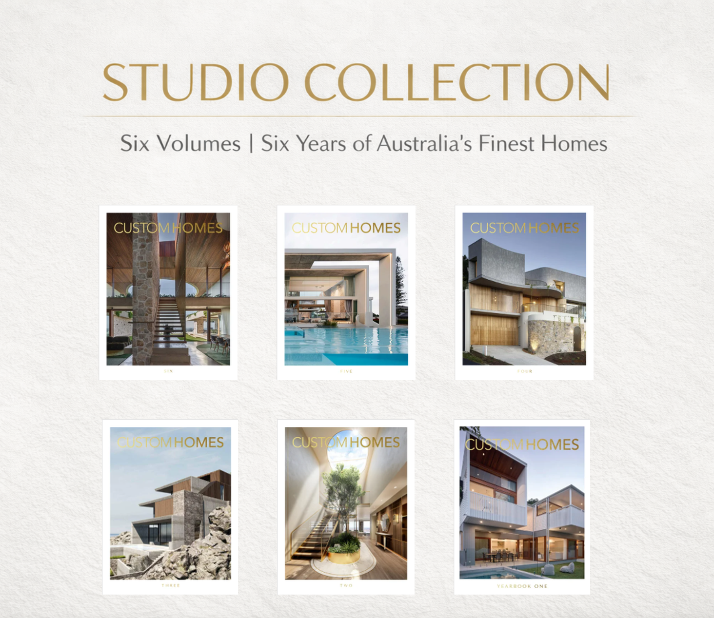 Custom Homes Studio Collection -Six Luxury Home Design Yearbooks - Image 2
