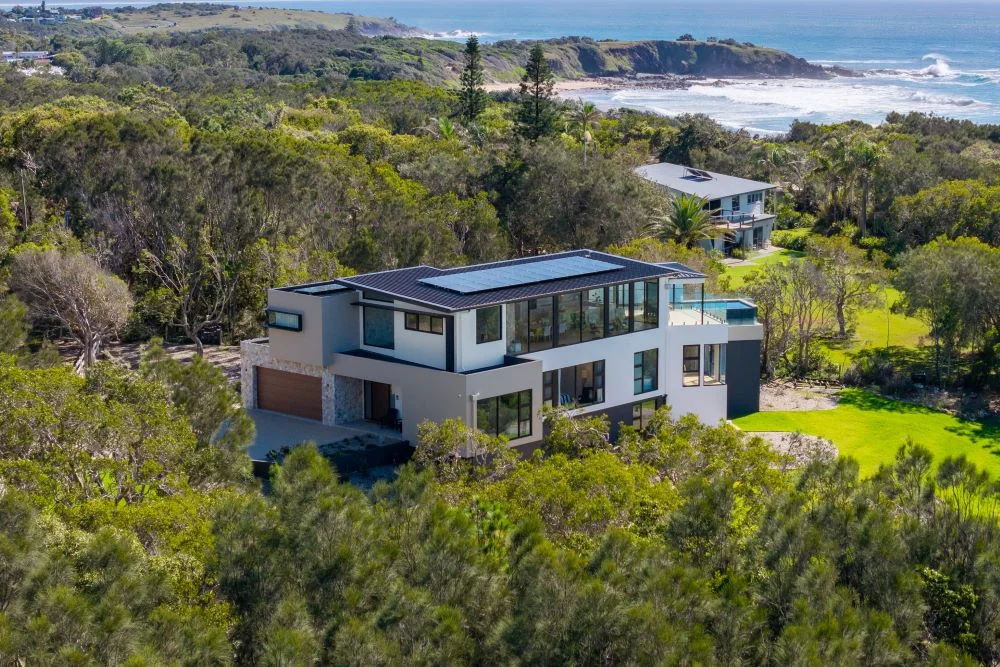 contemporary beach house