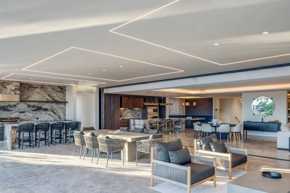 Smart home automation in a three-level Gold Coast residence