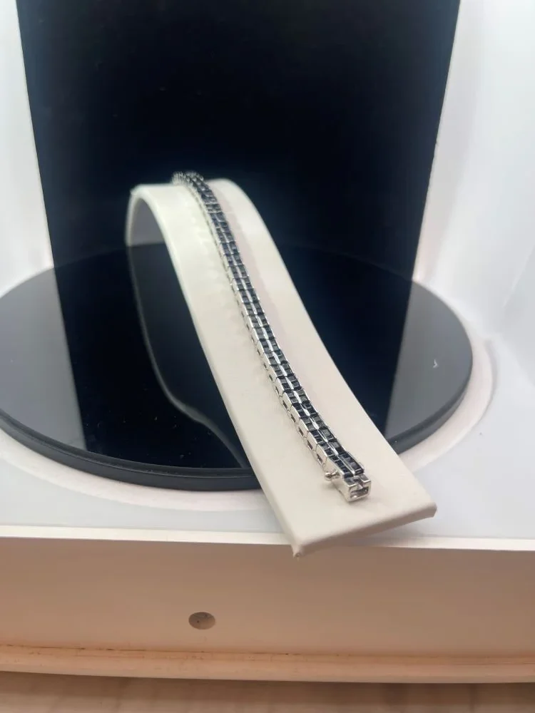 Men’s sapphire bracelet designed by Adoria Jewels